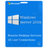 Windows Server 2016 Remote Desktop Services 50 User Connections