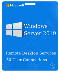 Windows Server 2019 Remote Desktop Services – 50 User Connections