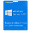 Windows Server 2022 Remote Desktop Services 50 User Connections