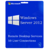 Windows Server 2012 Remote Desktop Services 50 User Connections