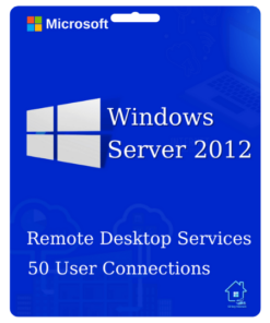 Windows Server 2012 Remote Desktop Services 50 User Connections