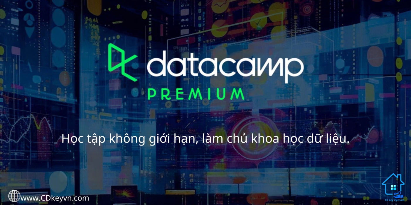 Học tập không giới hạn, làm chủ khoa học dữ liệu với DataCamp Premium.