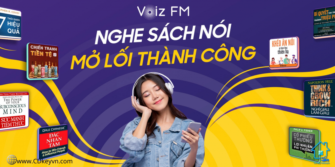 Voiz FM - Nghe sách nói, mở lối thành công.